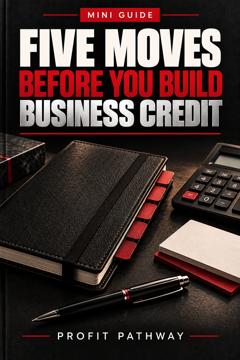 Five Moves Before You Build Business Credit