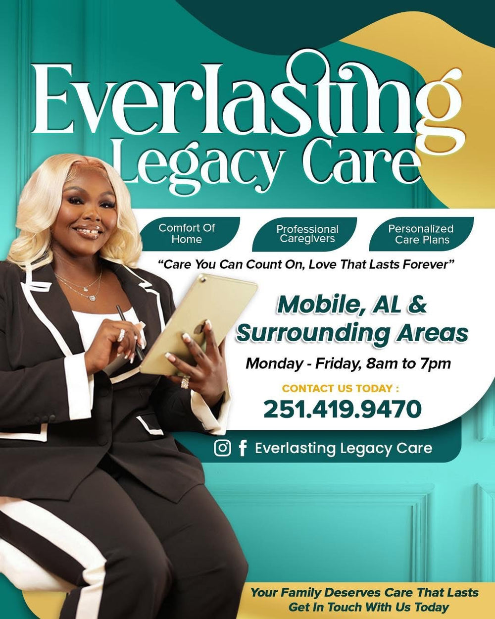 LaAsia Brown ( Everlasting Legacy Care)